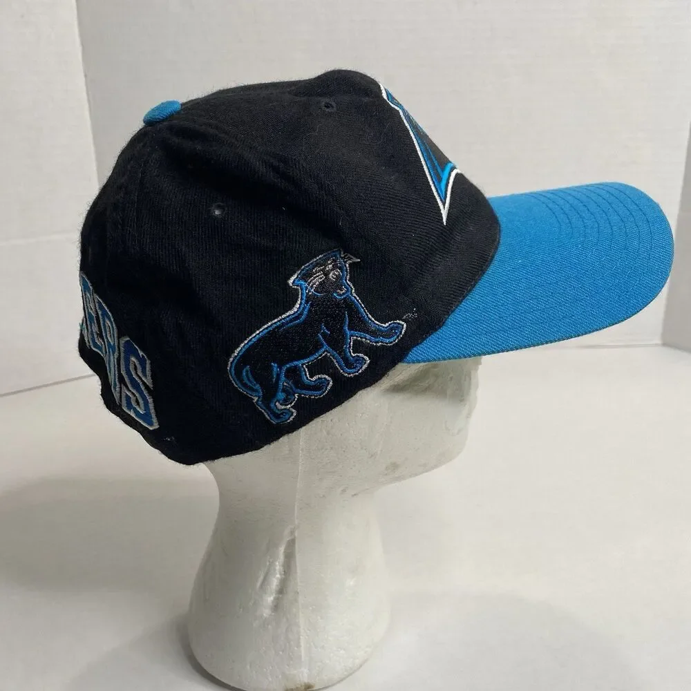 Vintage 90s Team NFL Carolina Panthers Spell out SnapBack OSFM Hat